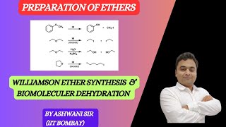 Williamson ether synthesis Alcohol phenol ether class 12 [upl. by Asiilanna]