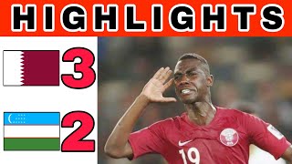 Qatar vs Uzbekistan Highlights and Goals World Cup 2026 Qualification Zone Asia Round 3 sportnews [upl. by Rita]