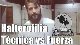 Halterofilia TeÌcnica vs Fuerza [upl. by Emerald]