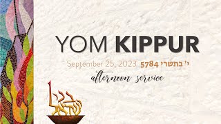 Yom Kippur Mincha amp Neilah September 25 2023 at 4pm [upl. by Miuqaoj]