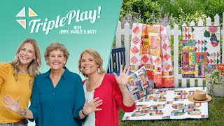 Triple Play How to Make 3 NEW Fence Rail Quilts  Free Quilting Tutorial [upl. by Rodavlas]