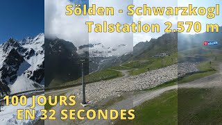 Sölden ⏩ Timelapse 100 jours [upl. by Chase923]