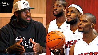 LeBron James Opens Up About The Miami Heat Learning How to Win Together [upl. by Sivrad]