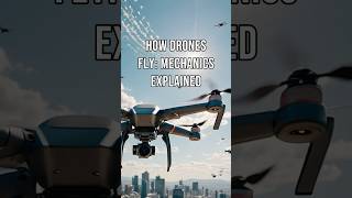 How Drones Fly Mechanics Explained drones technology aerial innovation aviation [upl. by Eidda348]