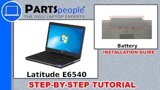 Dell Latitude E6540 P29F001 Battery HowTo Video Tutorial [upl. by Nymzaj]