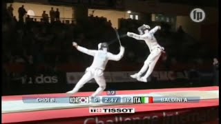 Andrea Baldini ITA Highlights  Mens Foil Fencing [upl. by Enotna649]