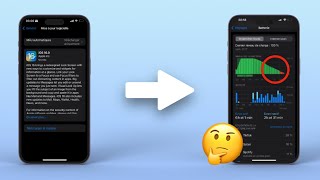 Pourquoi la batterie de liPhone baisse après une mise à jour [upl. by Noislla]