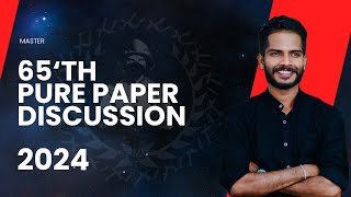 65th Pure Paper Discussion [upl. by Nivel]