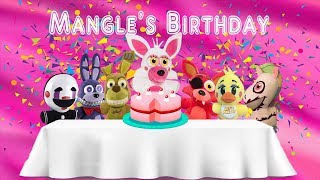 Fnaf PlushMangles Birthday Cake [upl. by Hanae]