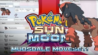 Mudsdale Moveset Guide How to use Mudsdale Pokemon Sun and Moon w PokeaimMD [upl. by Eyar478]