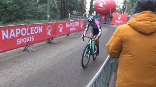 Parkcross Maldegem 2024Laura VerdonschotCYCLOCROSS from the FIELD SIDE [upl. by Azrim879]