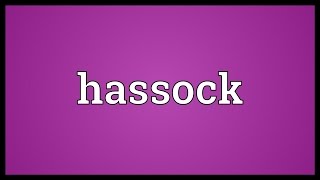 Hassock Meaning [upl. by Einnep]