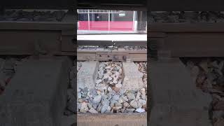 Loose nut bolt fishplate joint joint fishplates reelschallenge indian train Pakistan railway [upl. by Rubliw]