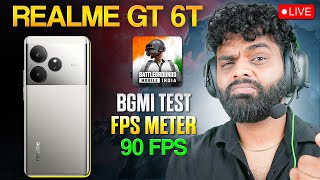 Testing BGMI in Realme GT 6T with FPS Meter  Gaming Pathshala [upl. by Felicia209]