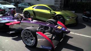 DS Virgin Racing in the streets of Paris  ParisePrix [upl. by Claus440]