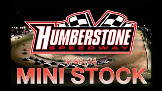 🏁 Humberstone Speedway 90824 MINI STOCK FEATURE RACE  20 LAPS [upl. by Nnael]