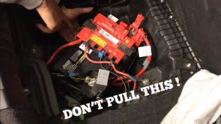 How To Replace amp Reset A BMW Battery [upl. by Norvin202]