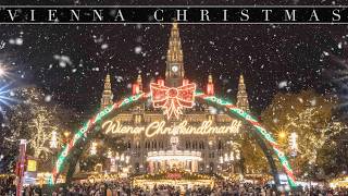 Vienna During Christmas Season With Ambient Sound [upl. by Lavona730]