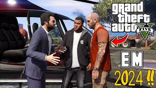 ZEREI GTA 5 PELA PRIMEIRA VEZ EM 2024 [upl. by Ynnob]