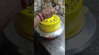 Multi colour cake  cake recipe birthday cake viralvideo youtubeshorts shorts cake trending [upl. by Ratep]