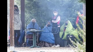 Incendio di una casa famiglia a Francolino FE [upl. by Aynor]