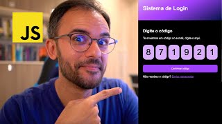Tela de Login com OTP Onetime password com Javascript [upl. by Krilov]