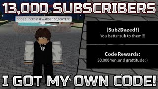 13000 SUBSCRIBERS  I GOT MY OWN CODE IN ROGHOUL [upl. by Zeiler]