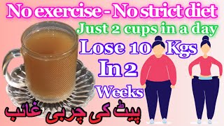 Weight Loss Drink  Homemade Fat Burning Drink  Flat tummy Water [upl. by Kravits249]