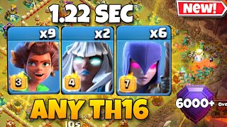 TH16 Attack Strategy With Root Rider amp Electro Titan  Best TH16 Attack Strategy [upl. by Graham400]