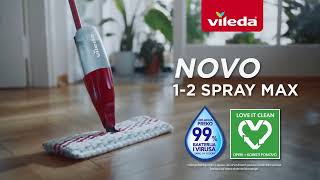 VILEDA 1 2 SPRAY MAX AND ULTRA FRESH 25 SEC [upl. by Pence]