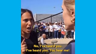 An Egyptian Protestor Rahma Zein Goes After CNN’s Clarissa Ward Over IsraelPalestine [upl. by Uase97]