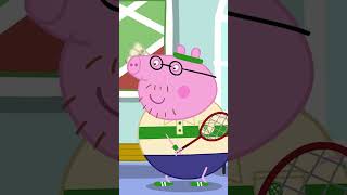 Daddy Pigs Badminton Masterclass peppapigtales peppapig shorts [upl. by Abehs]