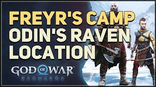 Freyrs Camp Odins Raven Location God of War Ragnarok [upl. by Assirroc]