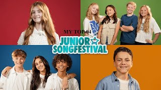 JUNIOR SONGFESTIVAL 2024  MY TOP 04   JUNIOR EUROVISION 2024 NATIONAL FINAL FOR NETHERLANDS [upl. by Assenaj]