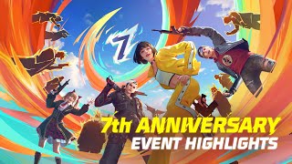 7th Anniversary Event Highlights  Free Fire Official [upl. by Llaccm]