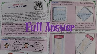 5th STD EVS lesson 11 Nature Of Matter full answer [upl. by Sirovat]