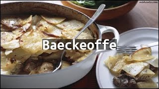 Recipe Baeckeoffe [upl. by Branden]