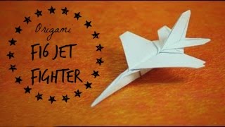 How to make an F16 Paper airplane Tadashi Mori [upl. by Pavier]