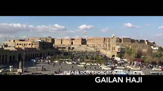 Erbil City Citadel of Erbil in 4K Timelapse and cinematic aspect ratio 276 Kurdistan 2018 [upl. by Anaeg]