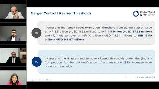 Indias Merger Control Regime Upgraded Decoding the Deal Value Threshold and Key Amendments [upl. by Nnor]