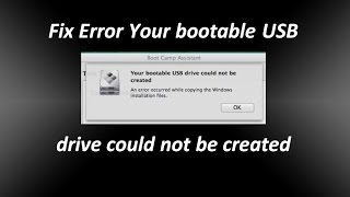 Fix Error Your bootable USB drive could not be created [upl. by Pears973]