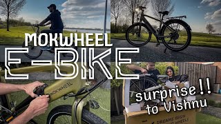 Surprise to vishnu  New Ebike from Mokwheel  Exploring Netherlands in bike  Mesa Lite 20 [upl. by Seavir]