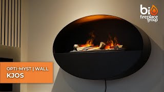 Optimyst Wall Mounted Water Vapour Fireplace  Kjos [upl. by Niveb]