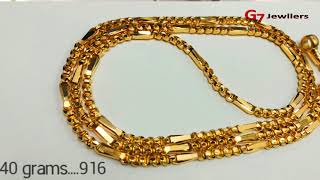 Mangalya Chain916 Gold 40 Gram s [upl. by Bashee]