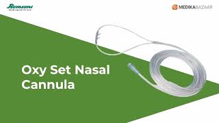 Romsons Oxy Set Nasal Cannula [upl. by Garber]