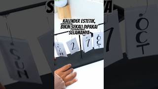 Kalender bikin sekali dipakai Selamanya diy craftideas diykreatif diycraft [upl. by Soracco989]