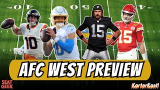 AFC WEST PREVIEW [upl. by Olivann]