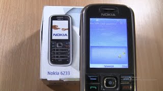 Nokia 6233 with box Voice Type Alarm Screen [upl. by Farrison330]