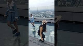 The King Power Mahanakhon Skywalk in Bangkok Thailand [upl. by Adelbert938]