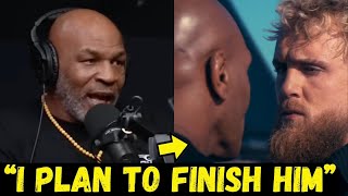 Mike Tyson Talks Upcoming Boxing Match With Jake Paul Face Off Footage [upl. by Anirbac]